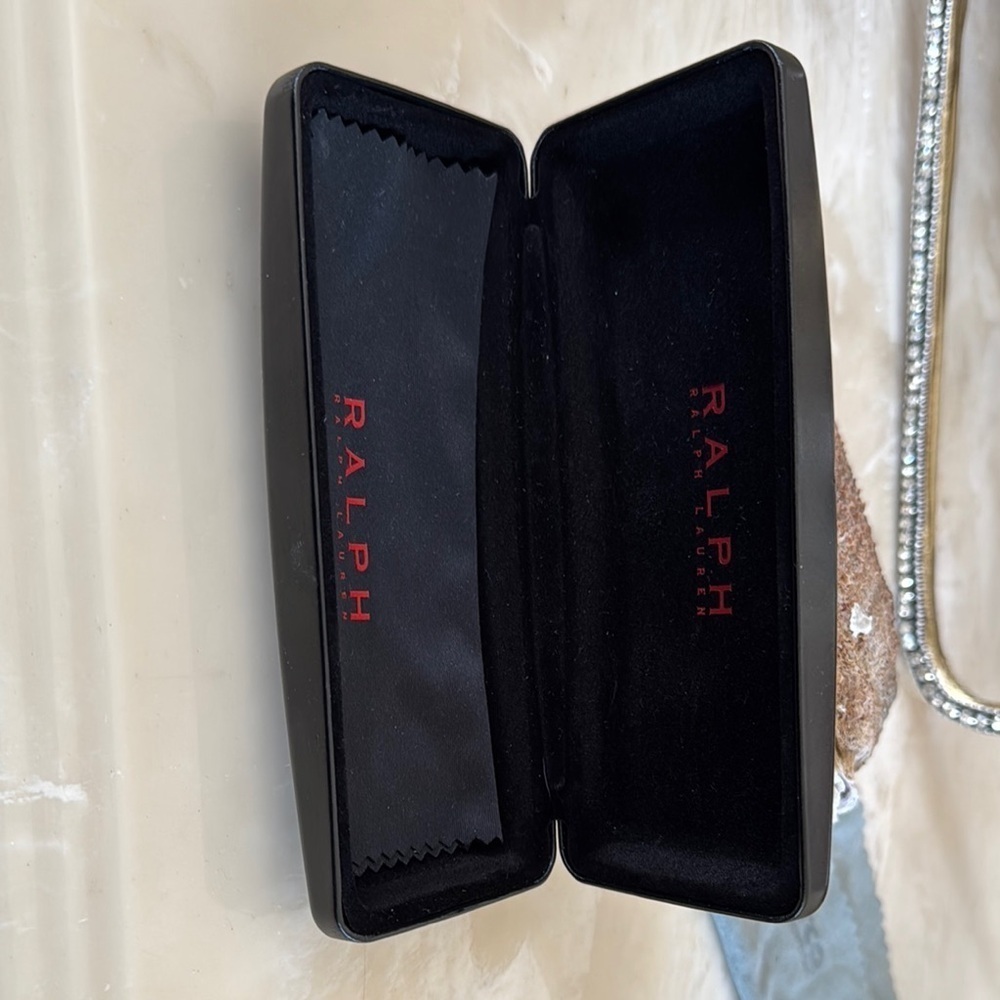 Ralph Lauren Black Eyeglass Case - Picture 2 of 5